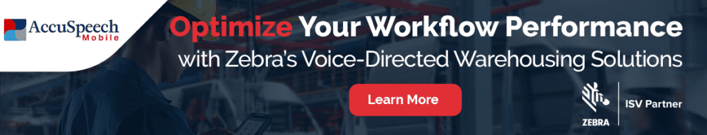 Accuspeech and Zebra Technologies voice automation technology