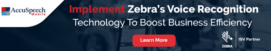 Accuspeech and Zebra Technologies voice automation solutions